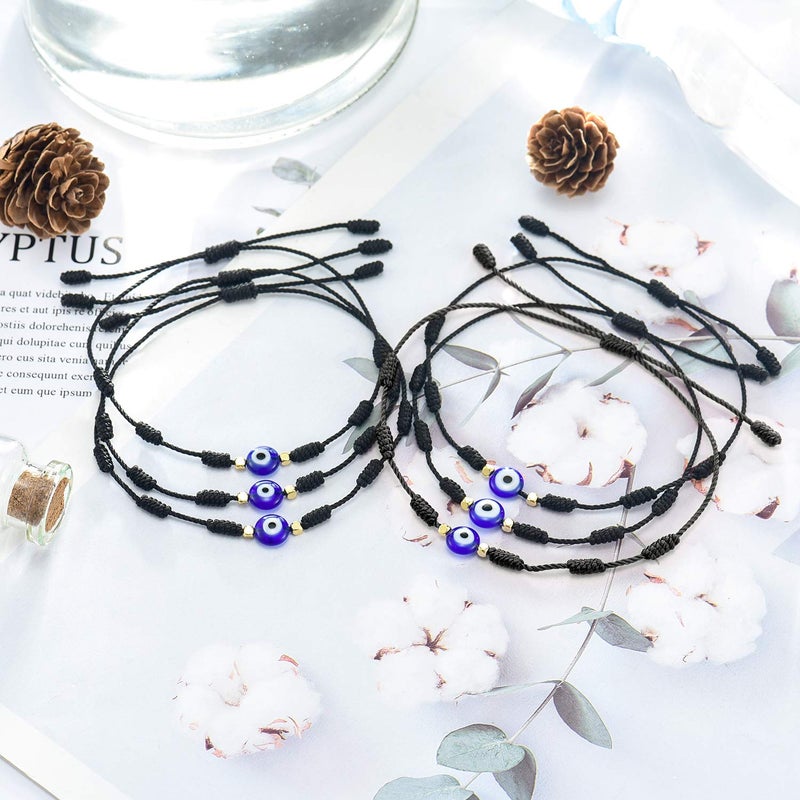 Tarsus Evil Eyes Bracelet Adjustable Ojo Turco Kabbalah Amulet Nazar Bracelets for Family Women Men Teen - Image 3